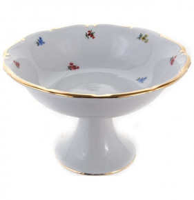 Салатник 23 см н/н  Bavarian Porcelain "Мария-Тереза /Мелкие цветы /Отводка золото" / 114135