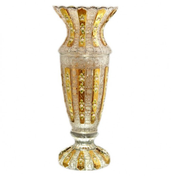 Ваза для цветов 84 см  Aurum Crystal &quot;Хрусталь с золотом&quot; / 035002