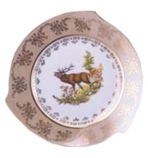 Набор тарелок 21 см 6 шт  Royal Czech Porcelain &quot;Хаппа /Охота бежевая&quot; / 203495
