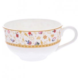 Чайная чашка 300 мл Repast "Christmas world /Toys yellow" / 273745