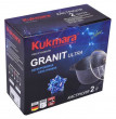 Кастрюля 20 х 10,5 см со стеклянной крышкой антипригарное покрытие 2 л  Kukmara &quot;Granit ultra&quot; / 212593