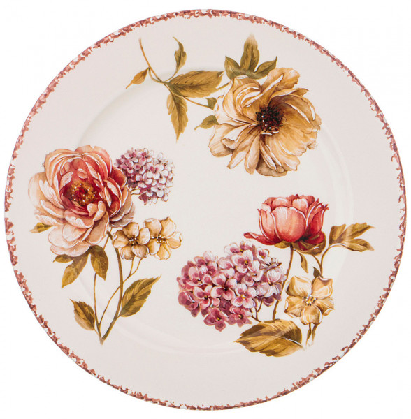 Тарелка 25 см 1 шт  Ceramica Cuore &quot;Flower garden&quot; / 228049