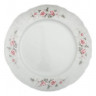 Набор тарелок 25 см 6 шт  Thun "Бернадотт /Серая роза /платина" / 012489