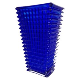 Ваза для цветов 28 см голубая / 328733