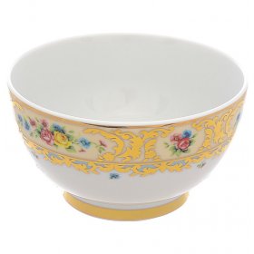 Набор пиал 14 см 6 шт  Falkenporzellan &quot;Вена /Розочки на бежевом /с золотом&quot;   / 253249