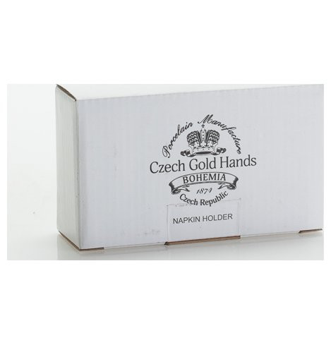 Салфетница  Porcelaine Czech Gold Hands &quot;Луиза /Весенний букет&quot; / 153088
