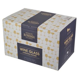 Бокалы для белого вина 350 мл 6 шт  Crystalite Bohemia &quot;Наоми /Без декора&quot; / 085165