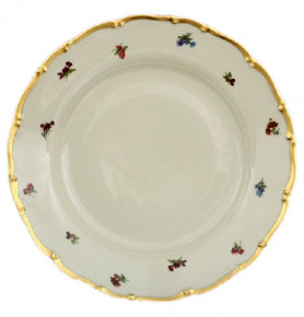 Набор тарелок 25 см 6 шт  Bohemia Porcelan Moritz Zdekauer 1810 s.r.o. "Анжелика /Мелкие цветы /СК" / 057318