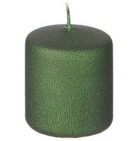 Свеча столбик 7 х 5,8 см (зеленый) / 331417