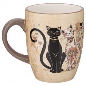 Кружка 300 мл  Agness &quot;парижские коты&quot; / 244644
