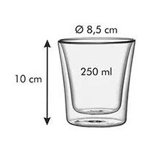 Стаканы для сока 250 мл 2 шт с двойными стенками  Tescoma &quot;myDRINK&quot; / 241881