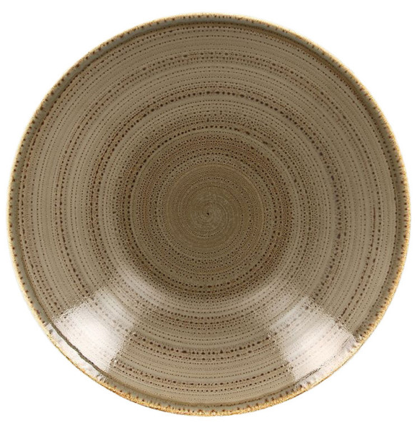 Тарелка 36 х 4 см глубокая 3,6 л  RAK Porcelain &quot;Twirl Alga&quot; / 314889