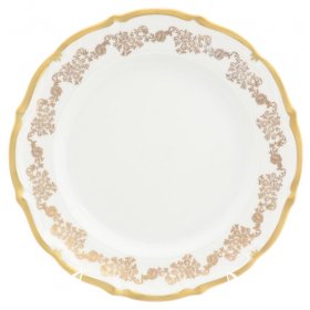 Набор тарелок 25 см 6 шт  Chodov &quot;Корона /Золотой узор /отводка золото&quot; / 153853