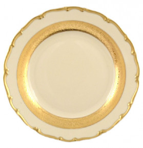 Набор тарелок 17 см 6 шт  Bohemia Porcelan Moritz Zdekauer 1810 s.r.o. "Анжелика /Золотая лента /СК" / 057343