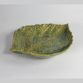 Тарелка 22 x 17,5 x 3 см  Villin`s &quot;Лист Герани&quot; / 386255