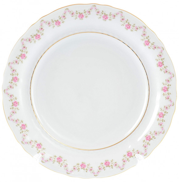 Набор тарелок 21 см 6 шт  Leander &quot;Соната /Розовый цветок&quot;  / 247994