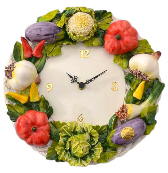 Часы настенные 26 см  Orgia &quot;Овощи&quot; / 301016