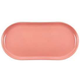 Блюдо 32 см овальное  Crystalex Rus &quot;Премиум /Кремово-розовый&quot; / 350083