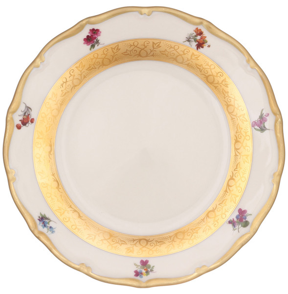 Набор тарелок 17 см 6 шт  Leander &quot;Аляска /Цветы /Золотая лента /СК&quot; / 313565