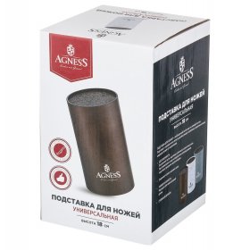 Подставка для ножей 11 х 18 см универсальная  Agness &quot;agness&quot; / 207767