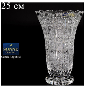 Ваза для цветов 25 см  Sonne Crystal &quot;S. Crystal /Хрусталь резной&quot; / 083824