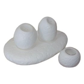 Набор для специй 4 предмета (солонка, перечница, подставка для зубачисток)  Villin`s &quot;Речная галька&quot; / 386366