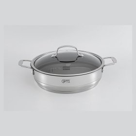 Сотейник 28 х 8 см с крышкой антипригарное покрытие 4,9 л  GIPFEL &quot;Gala&quot; / 105056