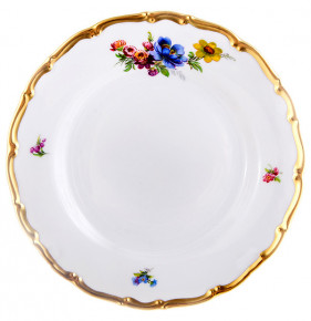 Набор тарелок 19 см 6 шт  Bohemia Porcelan Moritz Zdekauer 1810 s.r.o. "Анжелика 860 /Полевой цветок" / 122591