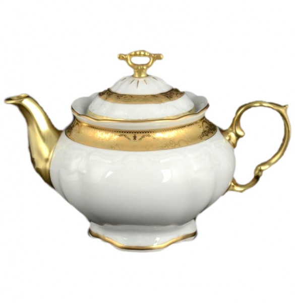 Заварочный чайник 1,2 л  МаМ декор &quot;Мария-Луиза /Матовая лента&quot; / 130347