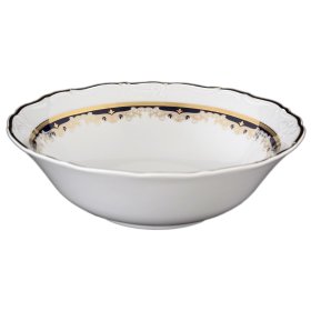 Салатник 25 см  Thun &quot;Мария-Луиза /Лилии на синем&quot; / 056410