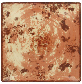 Тарелка 25 х 25 см квадратная плоская красная  RAK Porcelain "Peppery" / 314773