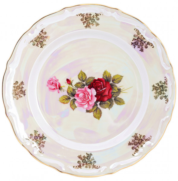 Набор тарелок 19 см 6 шт  Bavarian Porcelain &quot;Фредерика /Роза перламутровая&quot; / 262880