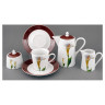 Чайный сервиз на 6 персон 15 предметов  Leander "Елизавета /Каллы" / 158527