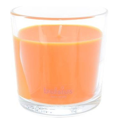 Свеча ароматическая 9,5 х 9,5 см в стекле &quot;True scents /Манго /Bolsius&quot; (время горения 43 ч) / 262616