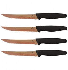 Набор кухонных ножей 4 предмета  Berlinger Haus "Rosegold Line" / 135635
