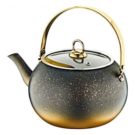 Заварочный чайник 1 л антипригарное покрытие  O.M.S. Collection &quot;TEAPOT SETS /GOLD&quot; / 267400