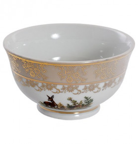 Пиала 11 см  Royal Czech Porcelain "Аляска /Охота бежевая" / 204878