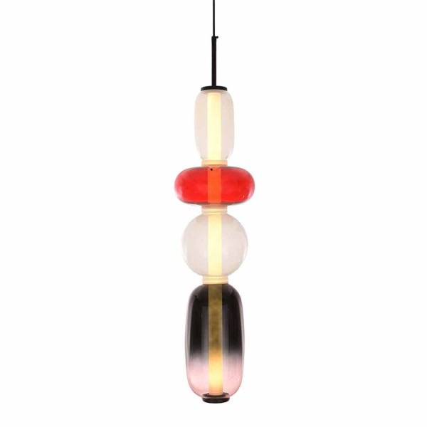Подвесной светильник 1 рожковый  Cloyd &quot;SUPERNOVA&quot; / выс. 65 см - черный / 350162