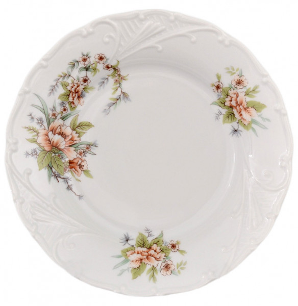 Набор тарелок 19 см 6 шт  Bohemia Porcelan Moritz Zdekauer 1810 s.r.o. &quot;Лиана /Осенний букет&quot; / 057635