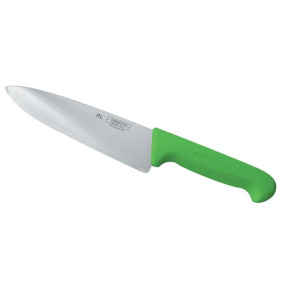 Шеф-нож 25 см зеленая ручка  P.L. Proff Cuisine "PRO-Line" / 324966