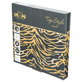 Тарелкa 20,5 см серая  LEFARD &quot;Часы /Top style&quot; / 263410