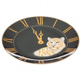 Тарелкa 20,5 см серая  LEFARD &quot;Часы /Top style&quot; / 263410