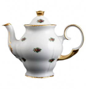 Заварочный чайник 500 мл высокий  Bohemia Porcelan Moritz Zdekauer 1810 s.r.o. "Анжелика /Маленькие розочки" / 097934