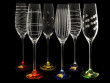 Бокал для шампанского 210 мл 1 шт  Rona &quot;Celebration /Ассорти /Разноцветная ножка&quot; / 059277