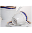 Чайный сервиз на 6 персон 15 предметов  Thun &quot;Сильвия /Синяя полоса с золотом&quot; / 039317