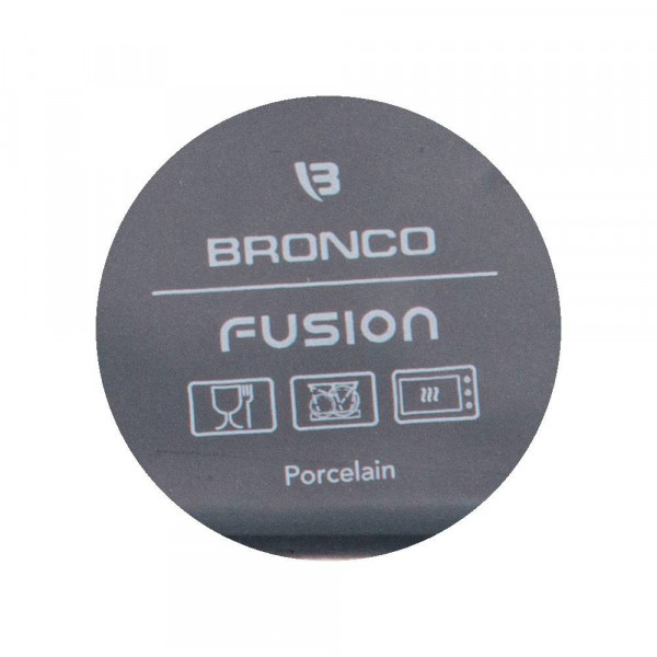 Тарелка 23,5 х 10 х 1,5 см  Bronco &quot;Fusion /Серый&quot; (2шт.)  / 276992