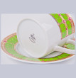 Набор чайных пар 155 мл 6 шт высокие  Thun &quot;Кайро /Зелёный&quot; / 039270