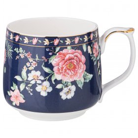 Кружка 470 мл синяя LEFARD "Grace" / 287679