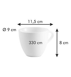 Чашка чайная 330 мл "Tescoma /ALL FIT ONE /Без декора" / 145660