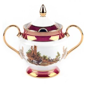 Сахарница 300 мл  Cmielow &quot;Астра /Охота красная&quot; / 283324